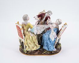 Meissen - GALANTE GRUPPE KARTENSPIELER, 76123-8, Van Ham Kunstauktionen