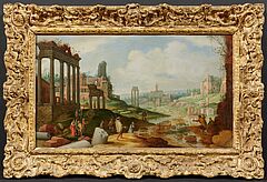 Willem van Nieulandt - Das Forum Romanum mit Hirten und Vieh, 79631-9, Van Ham Kunstauktionen