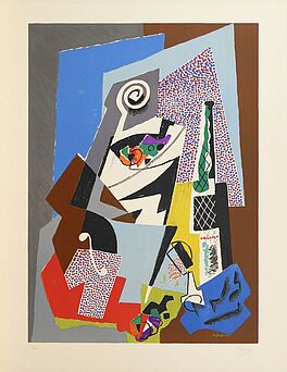 Gino Severini - Natura morta a violino, 61287-14, Van Ham Kunstauktionen