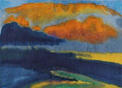 Emil Nolde - Abendhimmel ueber der Marsch, 80196-1, Van Ham Kunstauktionen