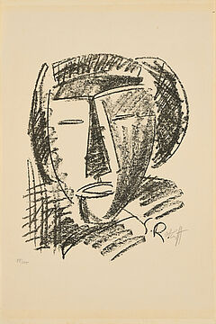 Karl Schmidt-Rottluff - Kopf, 79804-5, Van Ham Kunstauktionen