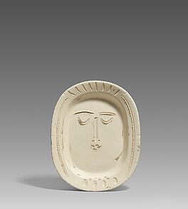 Pablo Picasso Ceramics - Womans Face, 80037-5, Van Ham Kunstauktionen