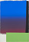 Rupprecht Geiger - Moduliertes Blau ueber leuchtgruenem Balken  blau bis rot - schwarz - leuchtgruen, 70001-189, Van Ham Kunstauktionen