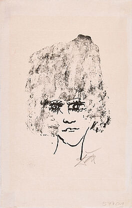 Otto Dix - Maedchenkopf en face, 75500-15, Van Ham Kunstauktionen