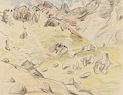 Erich Heckel - Felsen und Berge, 80109-1, Van Ham Kunstauktionen