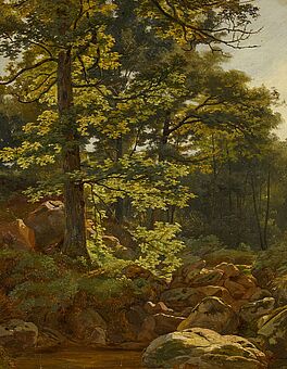 Ivan Ivanovic Schischkin - Waldlandschaft mit Bachlauf, 57881-1, Van Ham Kunstauktionen