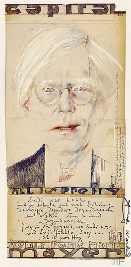 Horst Janssen - Andy Warhol all is pretty, 56361-25, Van Ham Kunstauktionen