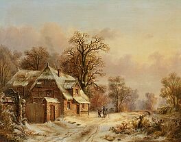 Niederlaendische Schule - Winterlandschaft, 80489-1, Van Ham Kunstauktionen