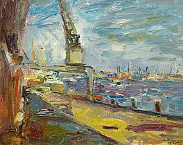 Albert Feser - Ohne Titel Altona Hafen, 53117-6, Van Ham Kunstauktionen