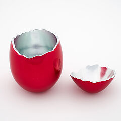 Jeff Koons - Cracked Egg Red, 80071-8, Van Ham Kunstauktionen