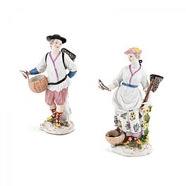 Meissen - Paar aus Fischer und Fischerin, 80170-15, Van Ham Kunstauktionen