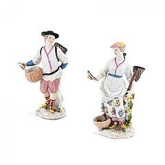 Meissen - Paar aus Fischer und Fischerin, 80170-15, Van Ham Kunstauktionen