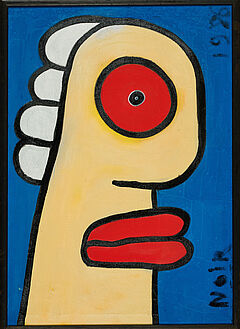 Thierry Noir - Red Lips, 77002-1, Van Ham Kunstauktionen