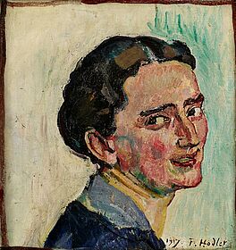 Ferdinand Hodler - Bildnis Albertine Bernhard, 61022-3, Van Ham Kunstauktionen