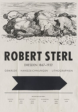 Robert Hermann Sterl - Ausstellungsplakat zur Ausstellung im Staedtischen Kunsthaus Bielefeld 1952, 64466-108, Van Ham Kunstauktionen