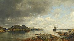 Georg Anton Rasmussen - Grosse Fjordlandschaft, 79365-8, Van Ham Kunstauktionen