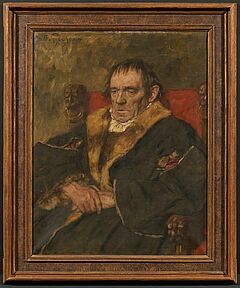 Eduard von Gebhardt - Bildnis eines sitzenden Mannes im Pelzmantel, 70002-20, Van Ham Kunstauktionen