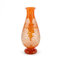 Charles Schneider Le Verre Francais - Grosse Vase mit Datteln, 79918-17, Van Ham Kunstauktionen