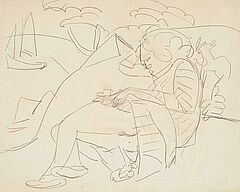 Ernst Ludwig Kirchner - Schlafende am Strand von Fehmarn, 73022-1, Van Ham Kunstauktionen