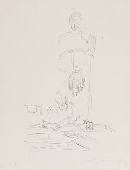 Alberto Giacometti - La mere de lartiste lisant sous la lampe a Stampa I, 75385-30, Van Ham Kunstauktionen