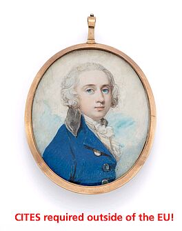 Richard Cosway - Portraitminiatur eines Herren Barrington Price, 68350-8, Van Ham Kunstauktionen