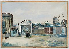 Maurice Utrillo - La Tour du Philosophe et le Moulin de la Galette, 65705-1, Van Ham Kunstauktionen