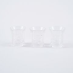 Rene Lalique - 5 Glasobjekte und 6 Schnapsglaeser, 76306-3, Van Ham Kunstauktionen