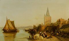 James Webb - Der alte Rheinblick auf Gross St Martin in Koeln, 74143-1, Van Ham Kunstauktionen