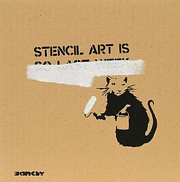 NOT BANKSY and NOT BY BANKSY Stot21STCplanB - Stencil Art Is So Last Week, 63543-4, Van Ham Kunstauktionen