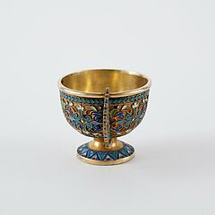 Sazikov - Tscharka mit Cloisonnedekor, 79667-11, Van Ham Kunstauktionen