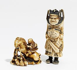 Zwei netsuke, 63200-20, Van Ham Kunstauktionen