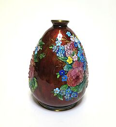 Limoges Camille Faure - Kleine Vase mit Blumenbouquets, 73308-8, Van Ham Kunstauktionen