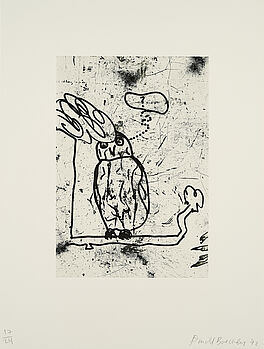 Donald Baechler - Owl, 78055-4, Van Ham Kunstauktionen