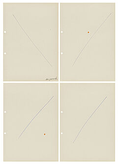 AR Penck Ralf Winkler - Der orange Punkt - Die blaue Linie, 69329-1, Van Ham Kunstauktionen