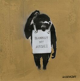 NOT BANKSY and NOT BY BANKSY Stot21STCplanB - Banksy my arse, 63001-1, Van Ham Kunstauktionen