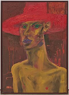 Rainer Fetting - Self with Red Hat, 80071-34, Van Ham Kunstauktionen