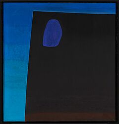 Rupprecht Geiger - Schwarze Form vor Blau, 75249-2, Van Ham Kunstauktionen