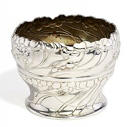 Anton Michelsen - Floraler Jugendstil Cachepot, 59550-1, Van Ham Kunstauktionen