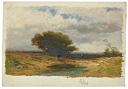 Charlotte Piepenhagen - Sommerlandschaft mit Weidenbueschen, 58440-7, Van Ham Kunstauktionen