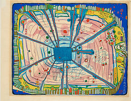 Friedensreich Hundertwasser - Rain of Blood is falling into the Garden, 80323-4, Van Ham Kunstauktionen