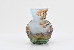 Daum Freres - Kleine Vase mit Landschaftsansicht, 73988-4, Van Ham Kunstauktionen