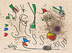 Joan Miro - Aus Hommage a Picasso, 73743-59, Van Ham Kunstauktionen