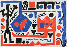 AR Penck - Ohne Titel, 80365-7, Van Ham Kunstauktionen