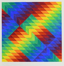 Herbert Bayer - Chromatic with reserved square, 62313-56, Van Ham Kunstauktionen