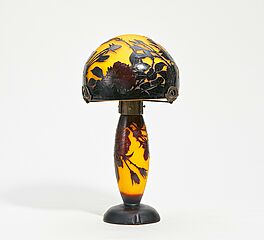 Andre Delatte - Lampe mit Rosendekor, 74125-11, Van Ham Kunstauktionen