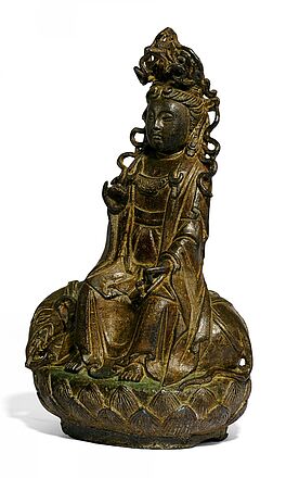 Guanyin auf Elefant, 66837-4, Van Ham Kunstauktionen