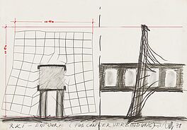 Ansgar Nierhoff - RKT-Entwurf Fussgaenger Verbindung, 57777-99, Van Ham Kunstauktionen