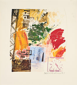 Robert Rauschenberg - ROCI Announcement Print, 77110-8, Van Ham Kunstauktionen