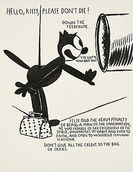 Raymond Pettibon - Hello Kitty Please Dont Die, 79527-394, Van Ham Kunstauktionen