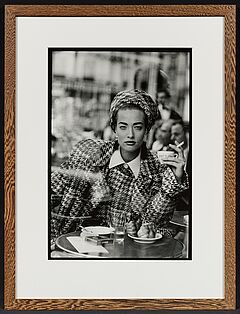 Peter Lindbergh - Tatjana Patitz French Vogue Cafe de Flore Paris 1985, 79880-4, Van Ham Kunstauktionen